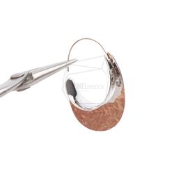 ERG-2478-R【2個入り】ロングオーバルフック/Long Oval Hook Earring 4枚目の画像