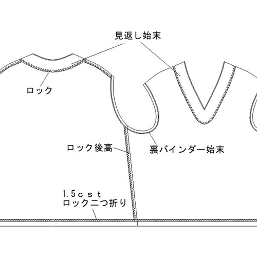 型紙 簡単ベスト A050-P レディース 型紙 cobacagari 通販 16453301