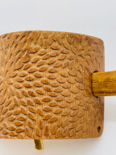 煤竹製髪飾りマジェステ(ポニーフック付)