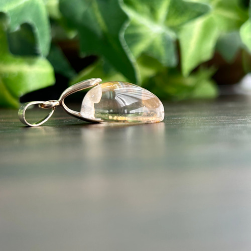 運気UP・願望を叶える～ ガーデンクォーツ ハート型 1点 天然石