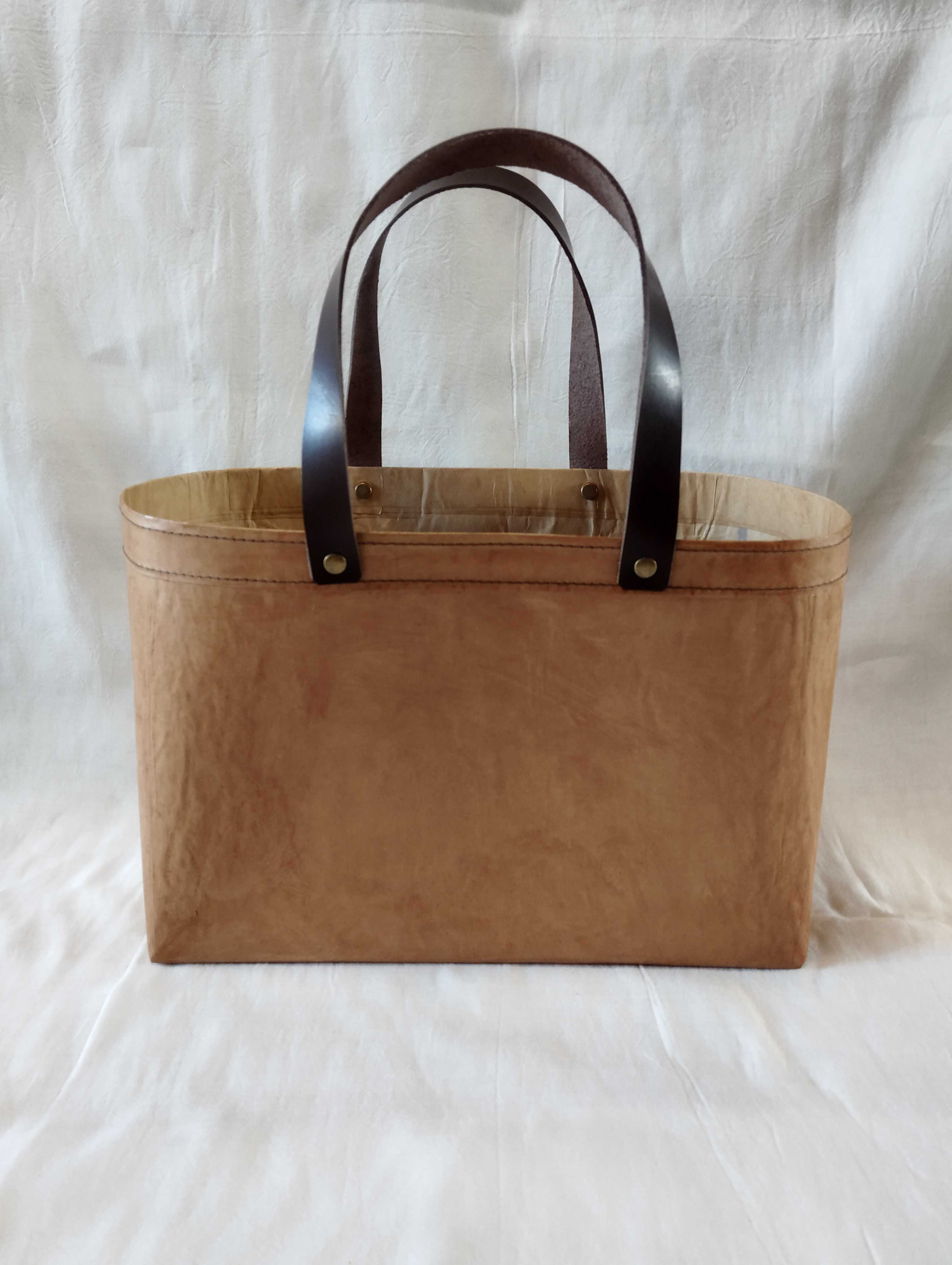 一閑張り風★米袋バッグお袋さん★バゲットバッグのサイズ