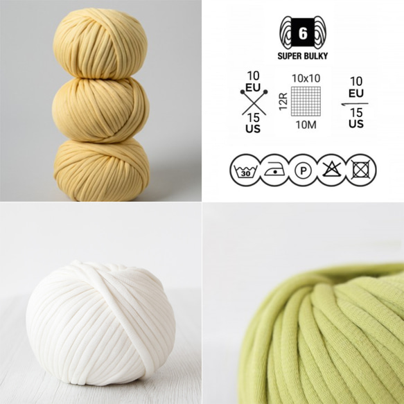 【YS8】全10色！イタリア製 チューブヤーン -COZY-【輸入毛糸】 4枚目の画像