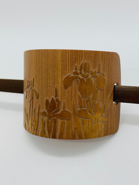 煤竹製髪飾り　マジェステ