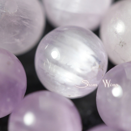 ピンククンツァイト ラウンド約7.4～7.7mm☆5粒✿天然石 天然石 天然石