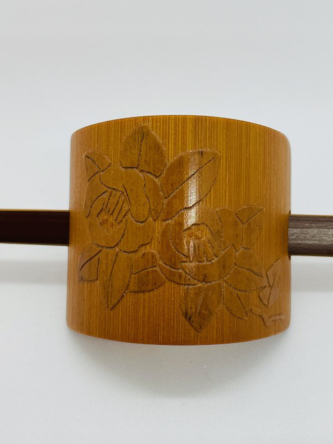 煤竹製髪飾り　マジェステ