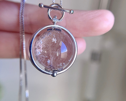 ⭐︎【天然】ブルールチル デュモルチエライト ペンダントトップ s925 ⭐︎【天然】ブルールチル デュモルチエライト ペンダントトップ