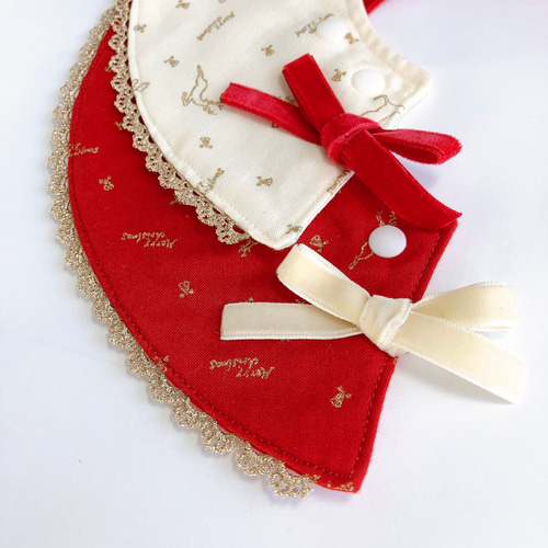 ⭐︎再販⭐︎クリスマスなスタイ ドーナツスタイ スタイ・よだれかけ