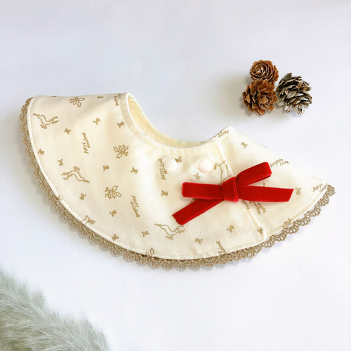 ⭐︎再販⭐︎クリスマスなスタイ ドーナツスタイ スタイ・よだれかけ