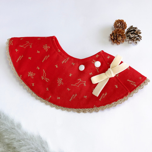 ⭐︎再販⭐︎クリスマスなスタイ ドーナツスタイ スタイ・よだれかけ