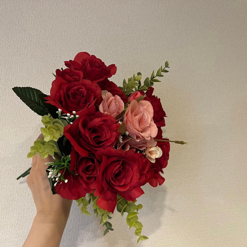 アーティフィシャルフラワー　ウェディング　ブーケ　ブートニア　結婚式　前撮り 9月末まで1000円off】アーティフィシャルフラワー ウエディング