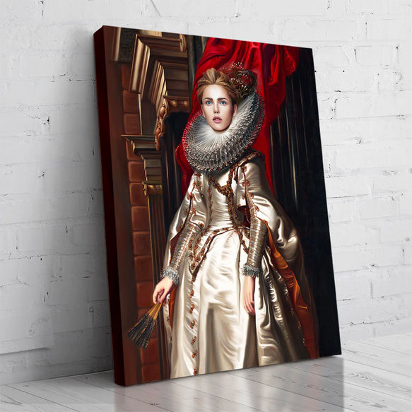 【オーダーメイド】写真からカスタムロイヤルキング天皇皇帝油絵スタイルの肖像画一点物 似顔絵 イラスト彼氏夫の贈り物誕生日 100%