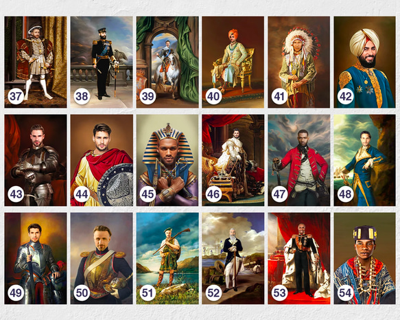 【オーダーメイド】写真からカスタムロイヤルキング天皇皇帝油絵スタイルの肖像画一点物 似顔絵 イラスト彼氏夫の贈り物誕生日                                     彼または彼女へのユニークなカス F1544336497(11830円)