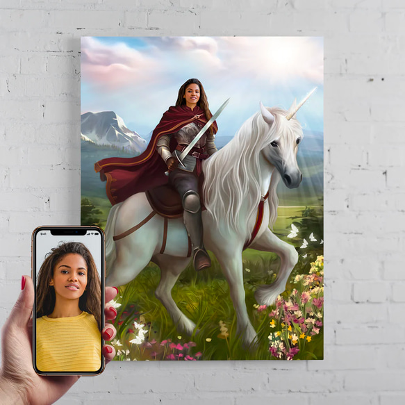 【オーダーメイド】写真からカスタムロイヤルキング天皇皇帝油絵スタイルの肖像画一点物 似顔絵 イラスト彼氏夫の贈り物誕生日 100%