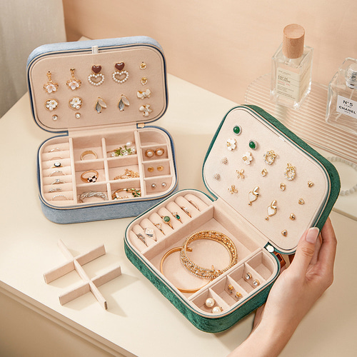 ジュエリーポックス アクセサリーケース ピアス入れ コンパクト