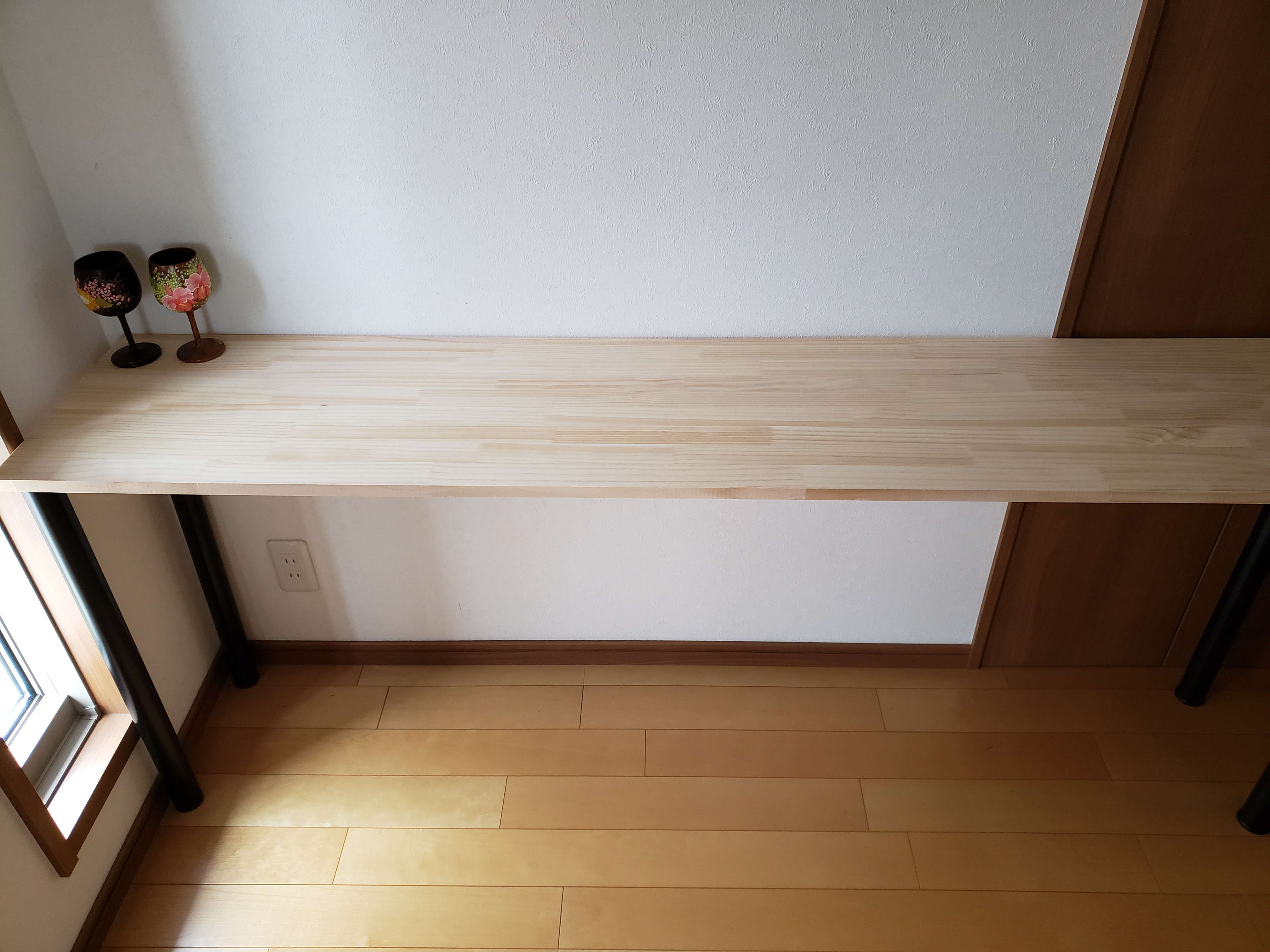 180×36 アンティーク カウンターテーブル アンティーク 木製 無垢材-