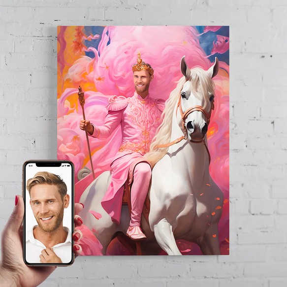 【オーダーメイド】写真からカスタムロイヤルキング天皇皇帝油絵スタイルの肖像画一点物 似顔絵 イラスト彼氏夫の贈り物誕生日                                     彼または彼女へのユニークなカスタムギフトをお探しですか? パーソナライズされたロイ M1534902055(11830円)