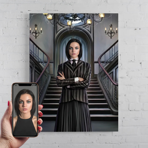 【オーダーメイド】写真からカスタムロイヤルキング天皇皇帝油絵スタイルの肖像画一点物 似顔絵 イラスト彼氏夫の贈り物誕生日 100%