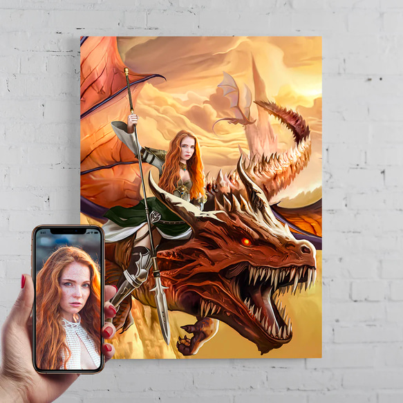 【オーダーメイド】写真からカスタムロイヤルキング天皇皇帝油絵スタイルの肖像画一点物 似顔絵 イラスト彼氏夫の贈り物誕生日 100%