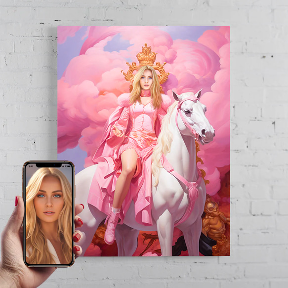 【オーダーメイド】写真からカスタムロイヤルキング天皇皇帝油絵スタイルの肖像画一点物 似顔絵 イラスト彼氏夫の贈り物誕生日 100%