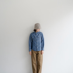 シャンブレーワークシャツ/chambray work shirt/size1 1枚目の画像