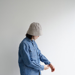 シャンブレーワークシャツ/chambray work shirt/size1 2枚目の画像