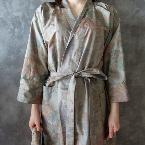 大島紬コート絹100％ 未使用品】和franまん大島紬シルク100%コート 楽天