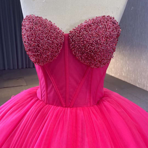 豪華✨ピンクカラードレス・二次会花嫁ドレス