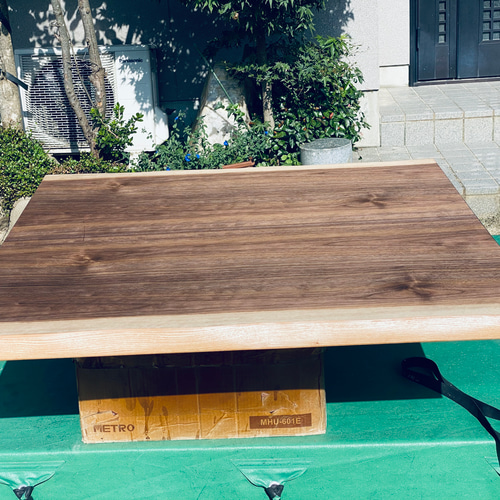 こたつ天板ウォールナット皮付き120日本製 こたつ天板ウォールナット皮付き120日本製 こたつ kotasanuki