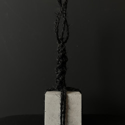 ■約6.5cm 関守石 止め石 ■ ディスプレイ 器 皿 インテリア 什器 オブジェ セメント コンクリート 7枚目の画像