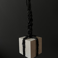 ■約6.5cm 関守石 止め石 ■ ディスプレイ 器 皿 インテリア 什器 オブジェ セメント コンクリート 3枚目の画像