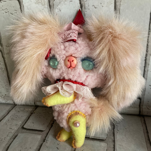 作家さま 狐のぬいぐるみ アートドール ハンドメイドの通販 by