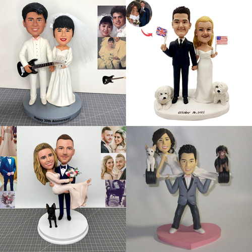 オーダーメイド】お写真入からのオリジナルフィギュア人形/結婚