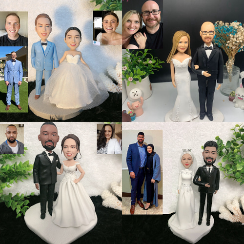 オーダーメイド】お写真入からのオリジナルフィギュア人形/結婚