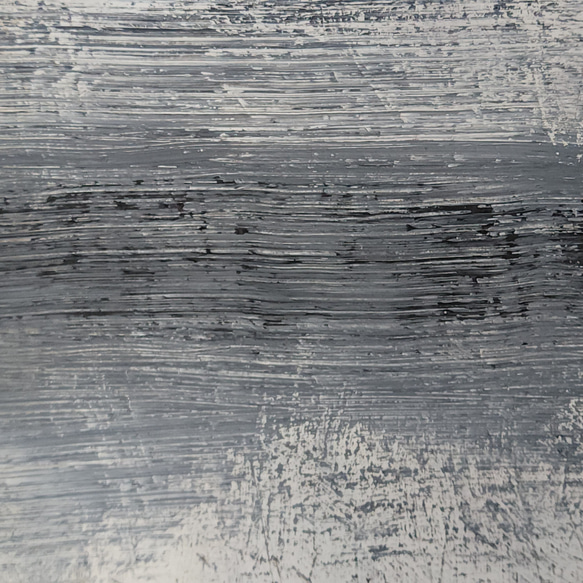 ひろ・あおき　作　「盤033」　アクリル/木製パネル　S3　27.3x27.3cm　抽象絵画　現代アート　スクエア 15枚目の画像
