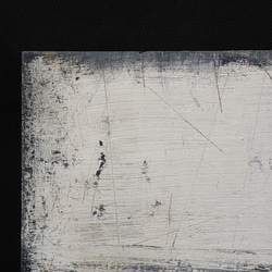 ひろ・あおき　作　「盤033」　アクリル/木製パネル　S3　27.3x27.3cm　抽象絵画　現代アート　スクエア 5枚目の画像