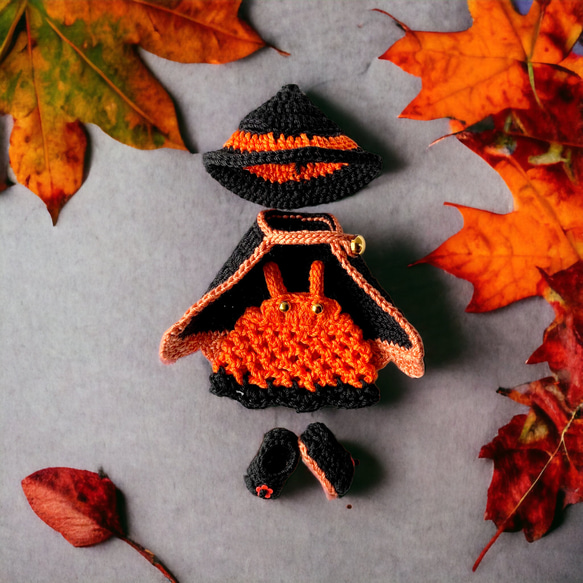 着せ替え服》とんがり帽子の魔女 コスプレ ハロウィン ミニチュア