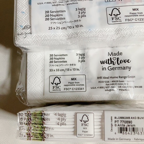 ペーパーナプキン デコパージュ材料 B-1 その他素材 Satsuki 通販