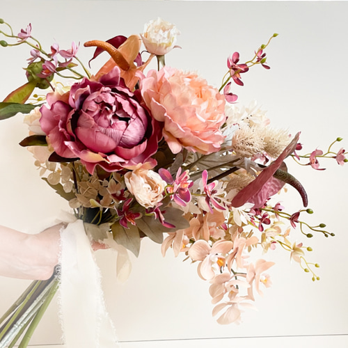 アーティフィシャルブーケ⭐︎ブートニア付 【公式通販】