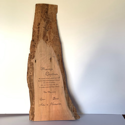 1点物！木の板が選べる結婚証明書 ウッドバーニングオーダーメイドウェディングアイテム 天然木 1枚目の画像