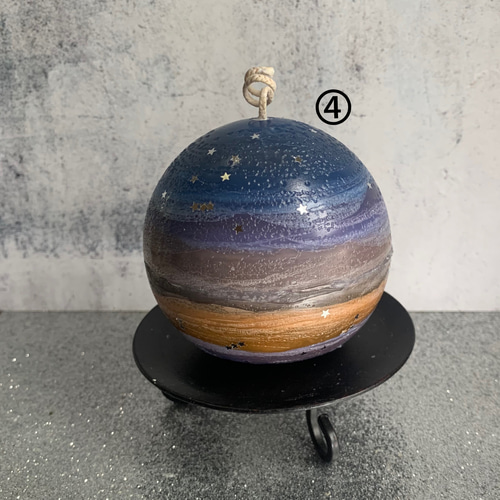 星に願いを レイヤー地球キャンドル 惑星キャンドル 球体が好き