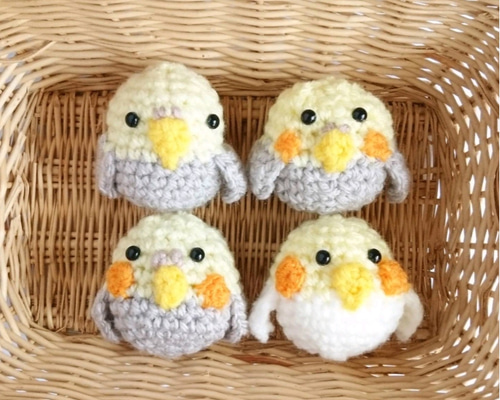 オカメインコのあみぐるみ 668ba3f8e042c73f5c44646c207c9e