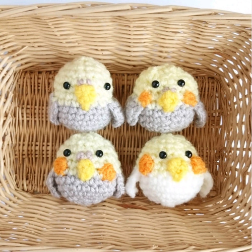 編みぐるみ オカメインコ あみぐるみ 三毛にゃん 通販 16456826