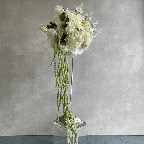 ❁ウェディングブーケ❁マシュマロみたいなホワイトブーケ【50824  