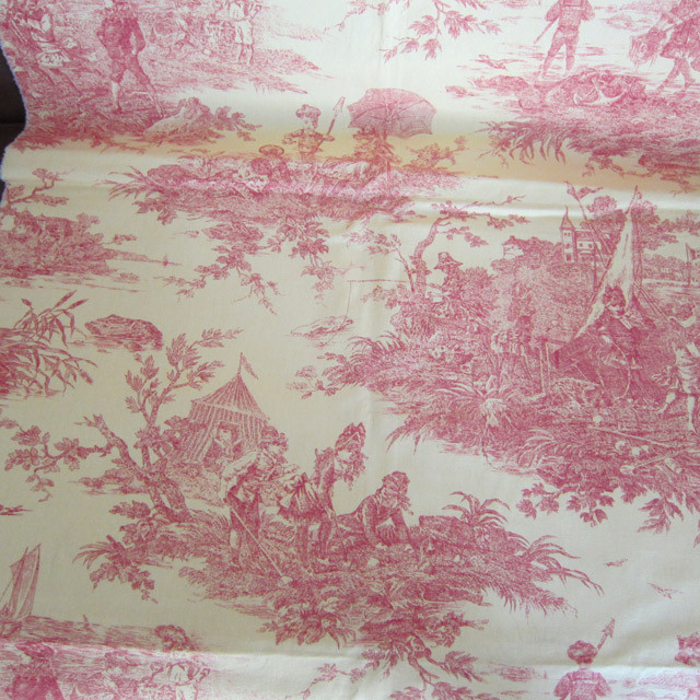 トワルドジュイ Toile de Jouy 70×307cmフランスヴィンテージ 未使用品