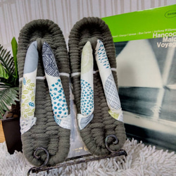布涼鞋 L 號 (25.5 厘米) 涼鞋 斯堪的納維亞圖案 第1張的照片
