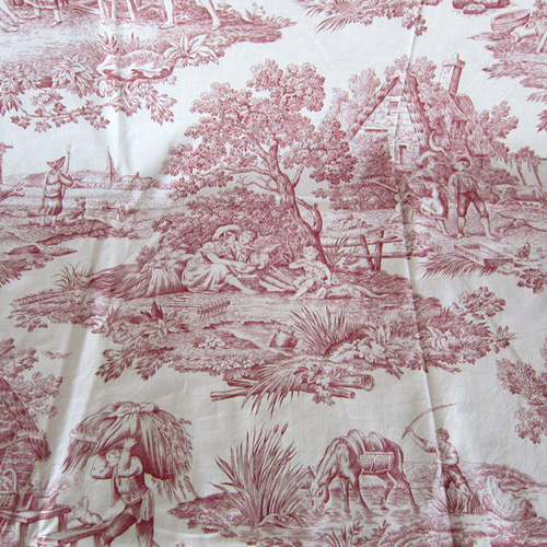 巾140×268cmトワルドジュイ Toile de Jouy 1987年 フランス