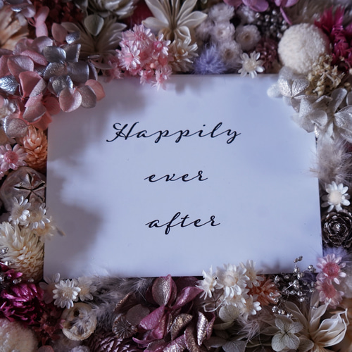 ガラスケース・フラワーボックス] プリザーブド＆ドライフラワー