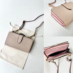 ♪ creemaハンドメイドお財布ショルダー creemaハンドメイドお財布ショルダー ♪