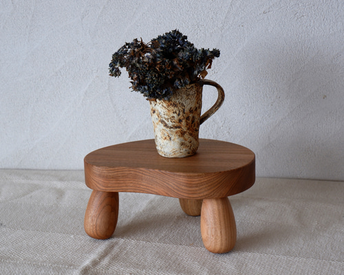 GMIH224B○渡部木工 オーリン スツール 椅子 花台 フラワースタンド サ ab1cdaae28eeb51e71fcb259fed332