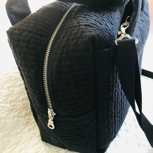 Lサイズ nubi black 2wayマザーズバッグ ヌビバッグ ショルダー
